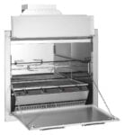 Chad-O-Chef - 4 Burner ENTERTAINER-Natural Draught-With Rotisserie (1)
