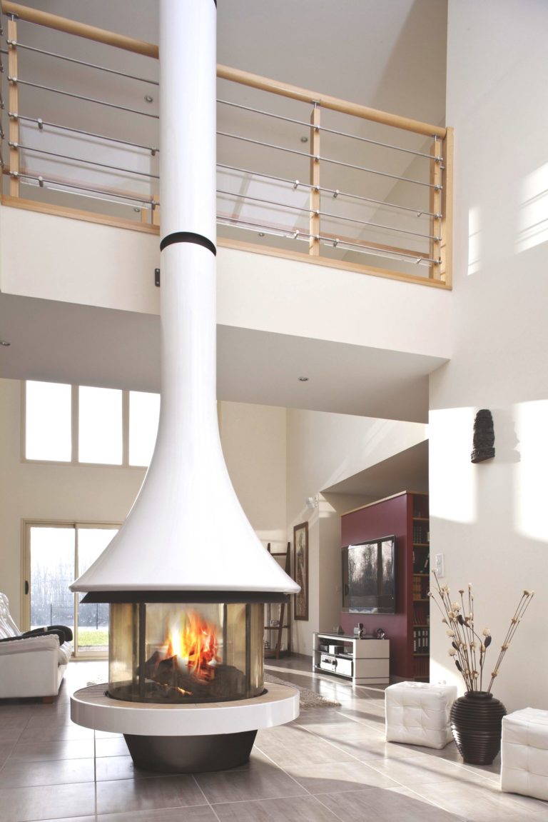 Hyper Fires - - JC BORDELET EVA 992 CENTRAL FIREPLACE COLOUR - EVA 992 CENTRAL FIREPLACE COLOUR - Product