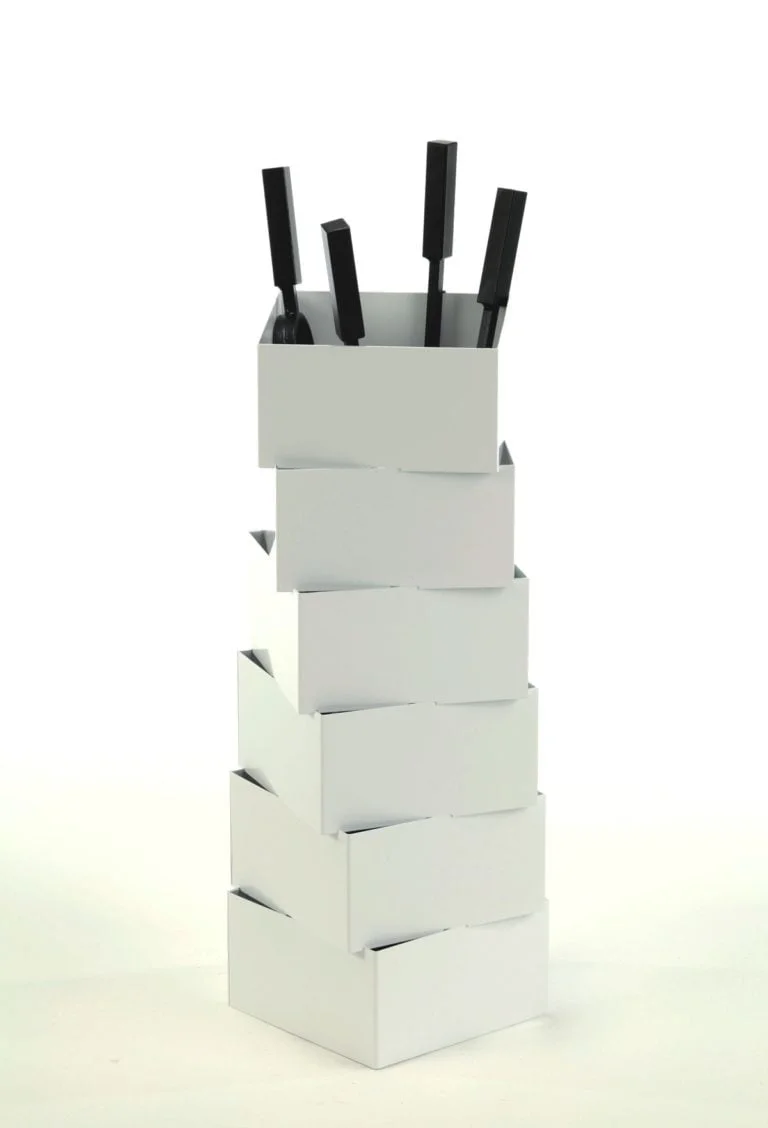 Hyper Fires - - POKER SET TORSION WHITE - Torsion white - Product