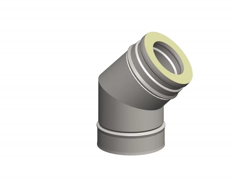 Dinak Double Wall 45 Deg Bends