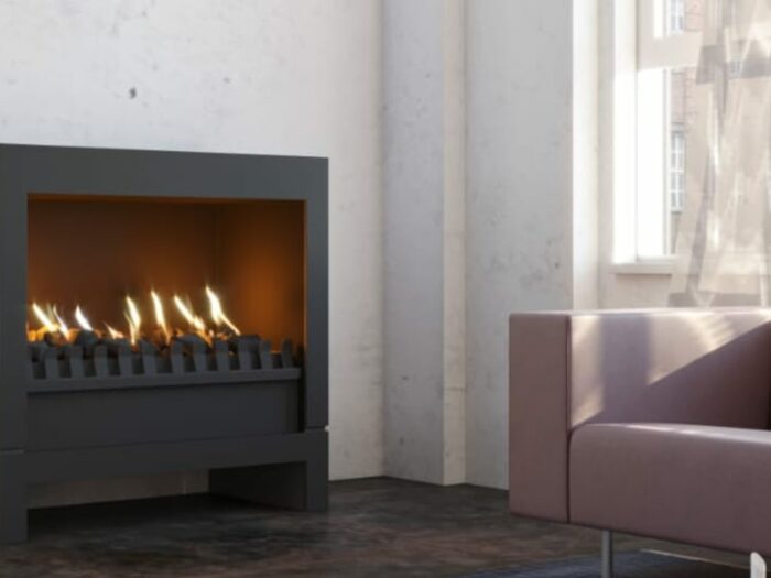 SAFIRE BAIONA FREESTANDING GAS FIREPLACE • Hyper Fires Fireplaces Cape Town