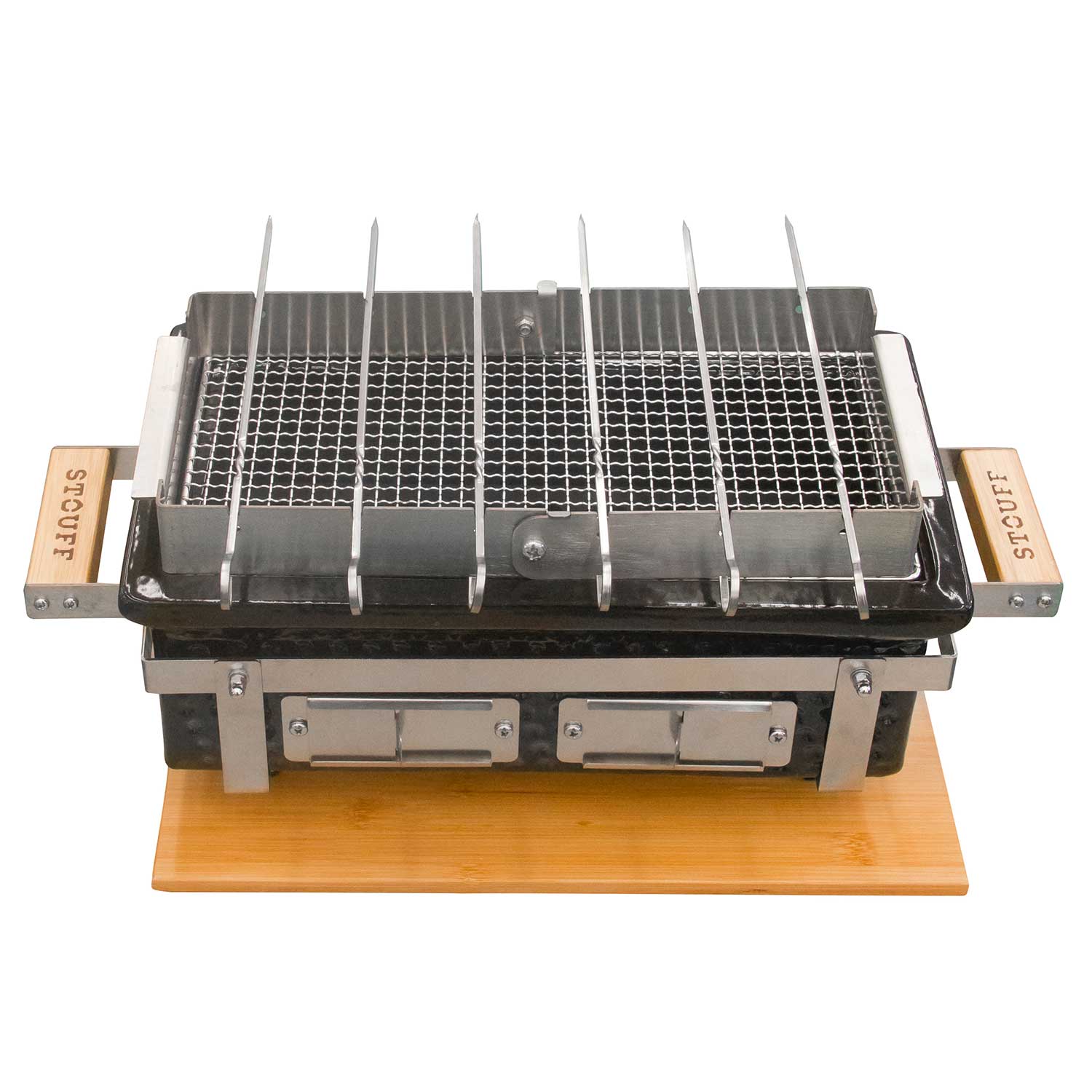 Square-Table-Grill-complete-with-skewers