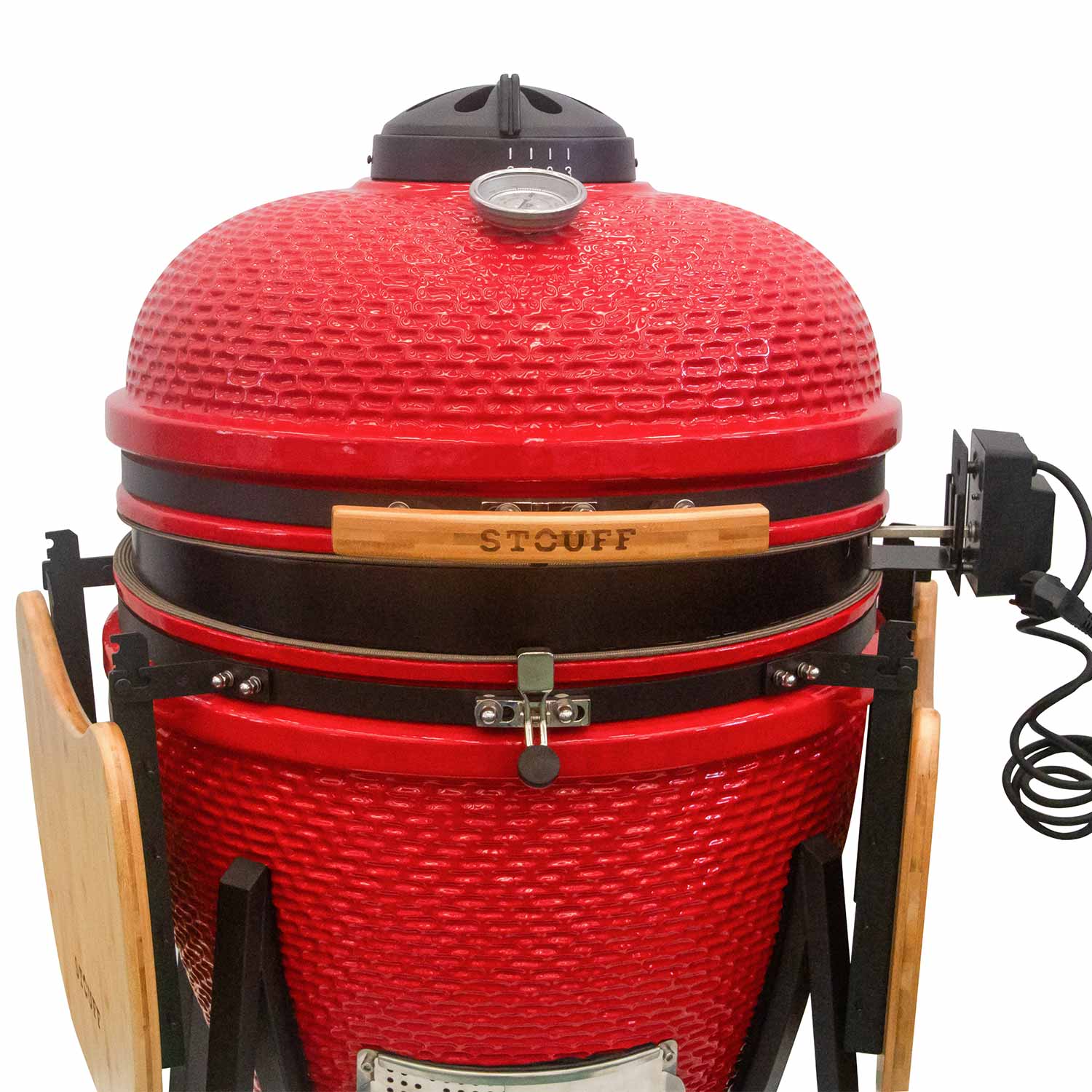 Stouff-24inch---Red---Closed with Rotisserie