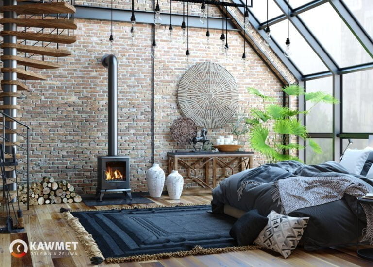 Hyper Fires - 10 kW - Kawmet P8 Eco 16 Hyper Fires - - Kawmet P8 Eco - Wood burning stove KAWMET P8 79 kW ECO 5 - Product