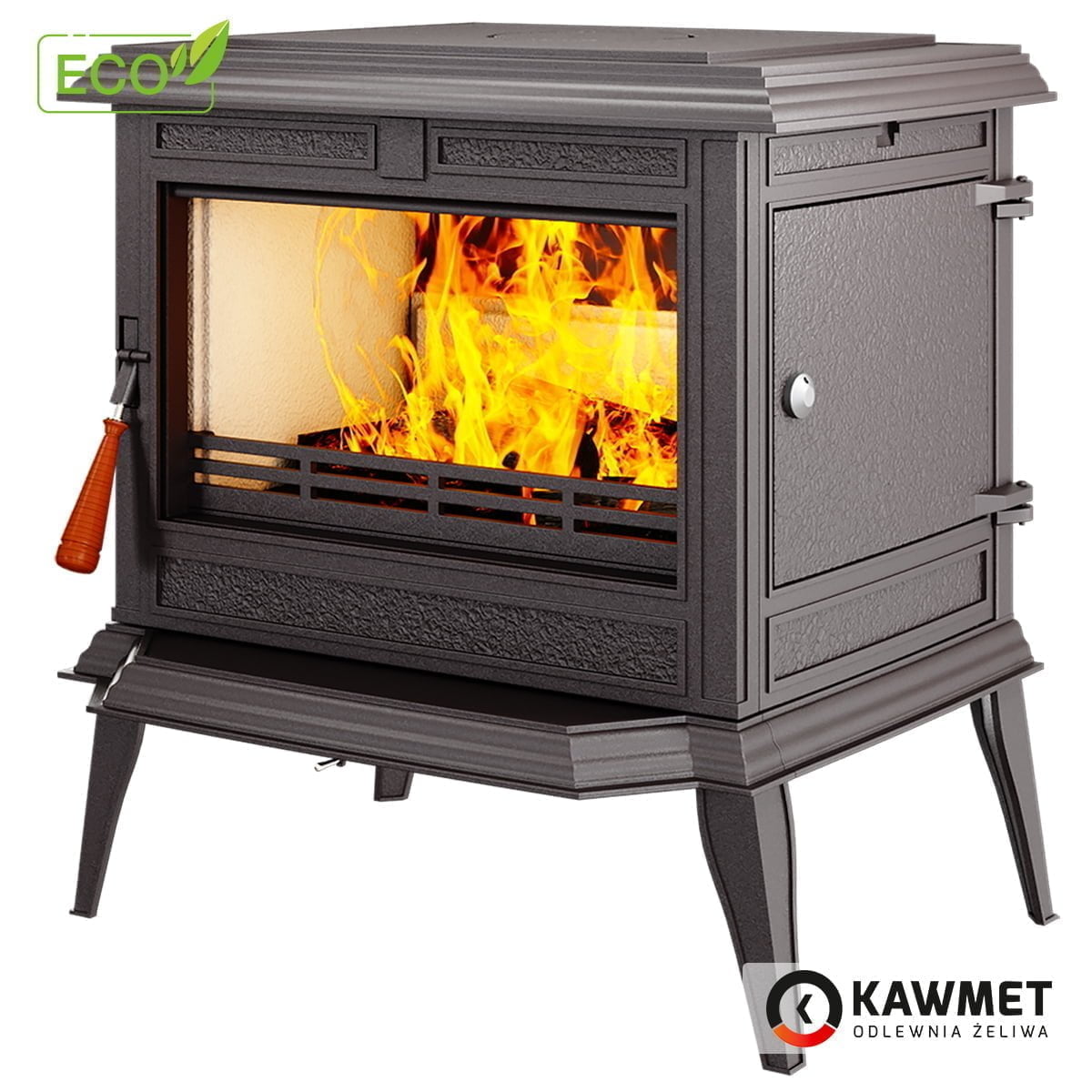 Wood burning stove KAWMET Premium ATHENA S12 ECO (2)