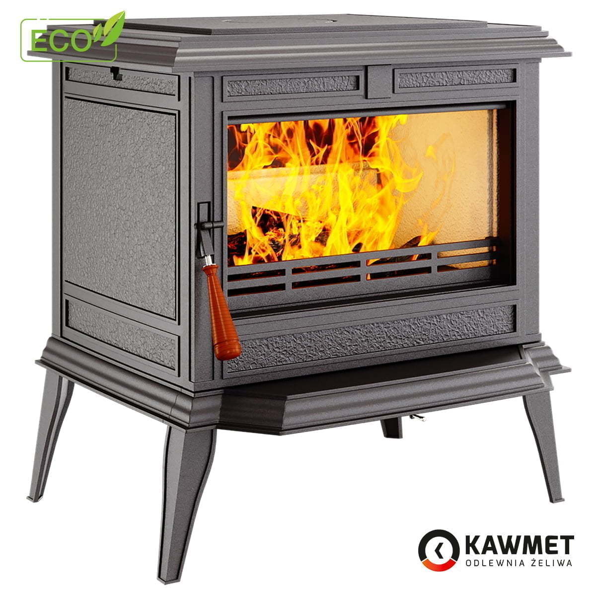 Wood burning stove KAWMET Premium ATHENA S12 ECO (3)