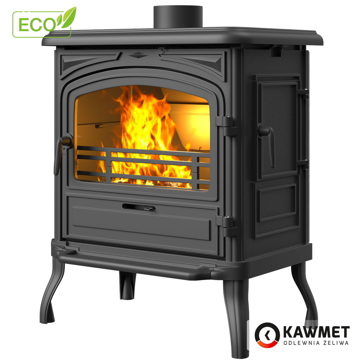 Wood burning stove KAWMET Premium EOS S13 ECO (2)